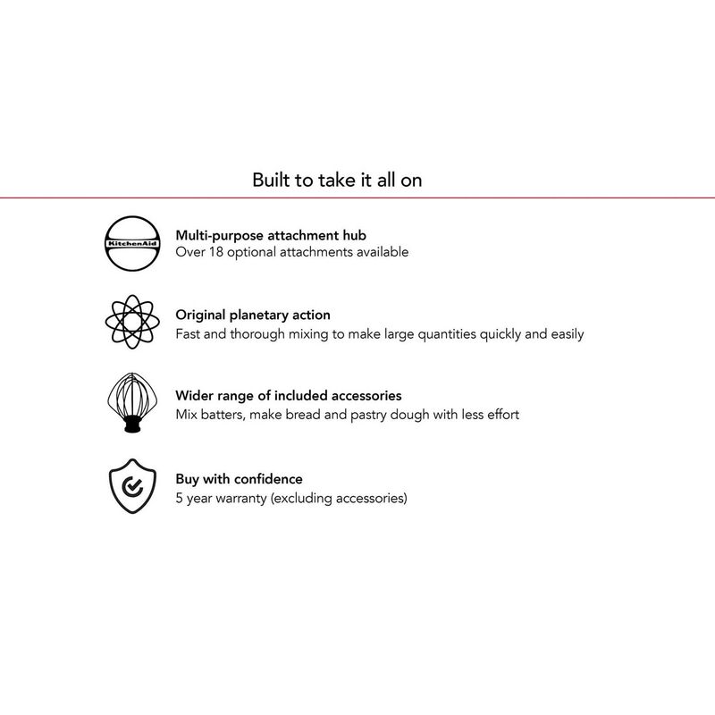 KitchenAid Tilt-Head Stand Mixer - Empire Red image number 2